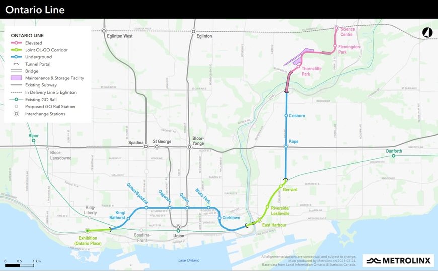 CANADA – NGE et ses partenaires sont dans le groupement soumissionnaire privilégié, au sein de l’équipe construction, retenu pour le lot RSSOM du projet de métro Ontario Line, à Toronto 